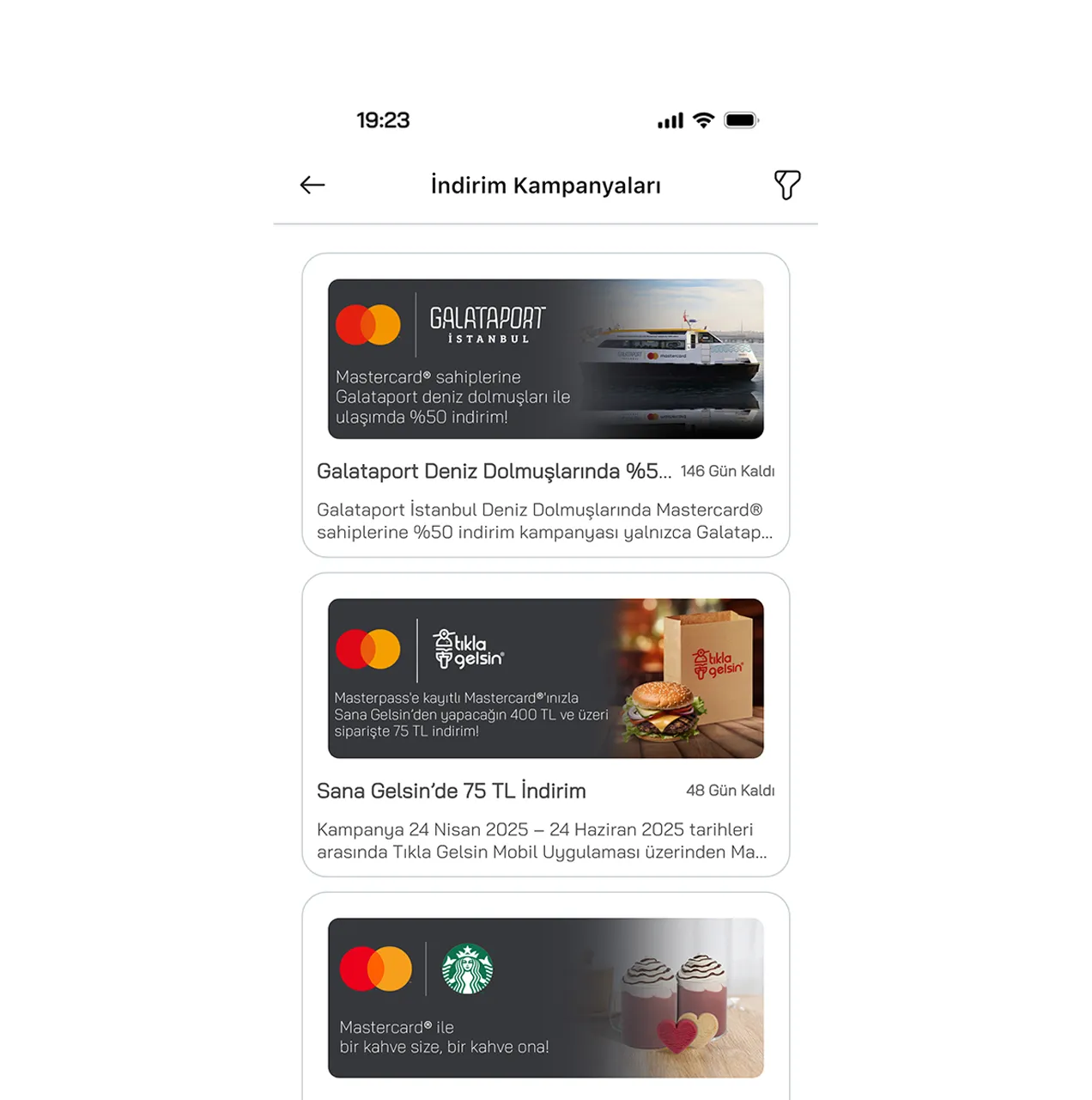 App screen