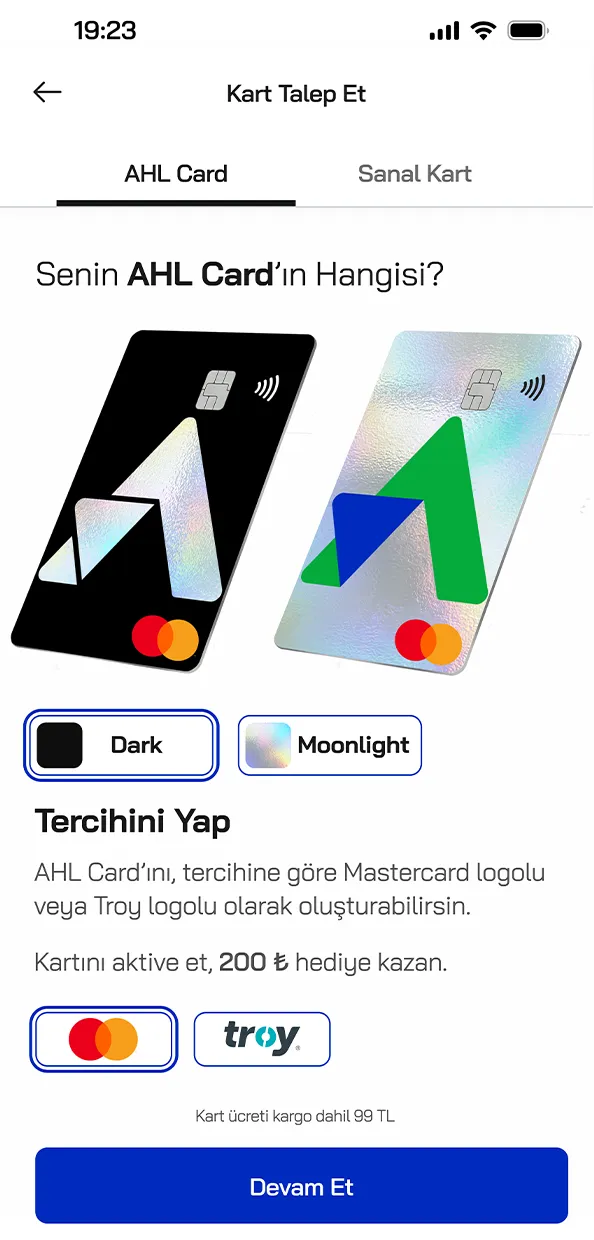 App screen